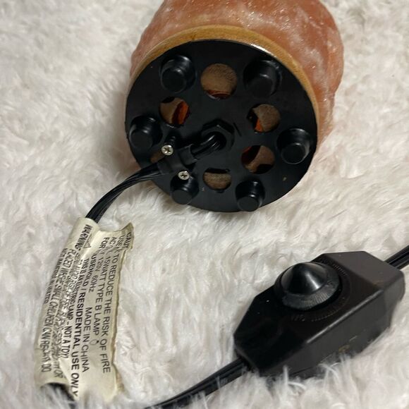 Table Lamp Salt Crystal Lighting Ambiance Home Art Deco . - Picture 14 of 15